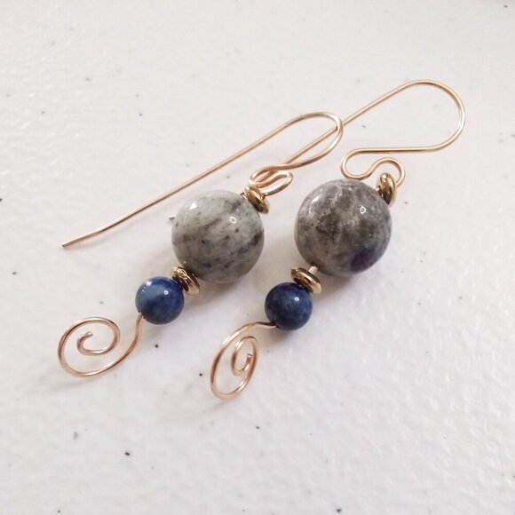 #LapisLazuliLove ~ Instagram Ready! Uniquely Handmade and One-of-a-kind Earrings - Picture 5 of 11